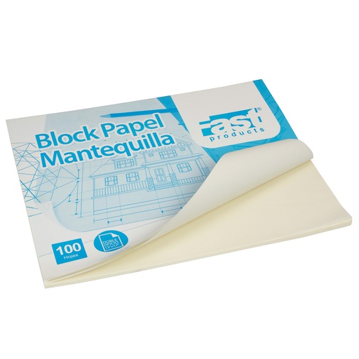 BLOCK MANTEQUILLA 13 PLG. X 17 PLG. 100 H. FAST