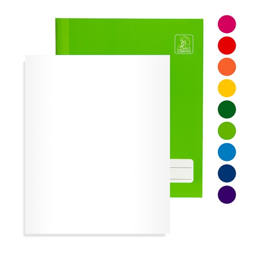 CUADERNO COSIDO 100 H. BLANCO CONQUISTADOR