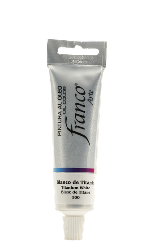[11100] OLEO 37 ML. 100 BLANCO DE TITANIO FRANCO ARTE (3*24)