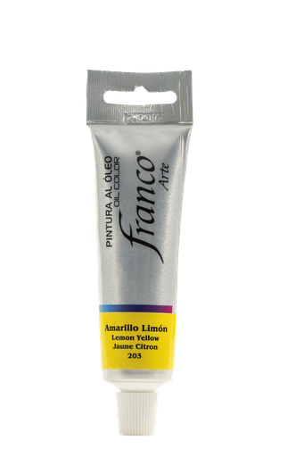[11203] OLEO 37 ML. 203 AMARILLO LIMON FRANCO ARTE (3*24)
