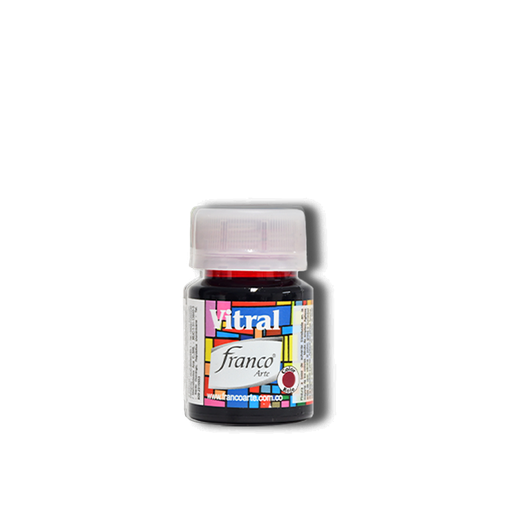 [25004] VITRAL 30 ML. 004 ROJO FRANCO ARTE (6*24)
