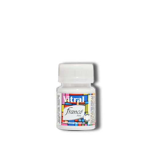 [25013] VITRAL 30 ML. 013 BLANCO FRANCO ARTE (6*24)