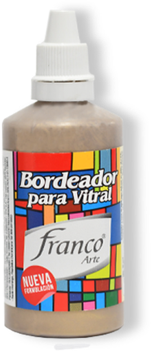 [25050] BORDEADOR VITRAL 60 ML. 050 ORO FRANCO ARTE (6*8)