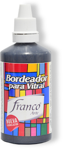 [25052] BORDEADOR VITRAL 60 ML. 052 PLOMO FRANCO ARTE (6*8)