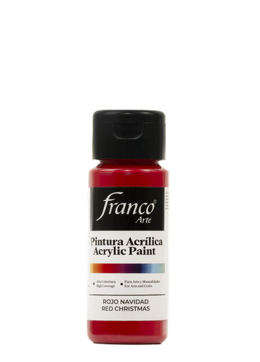 [18011] PINTURA ACRILICA 60 ML. 011 ROJO NAVIDAD FRANCO ARTE (6*24)