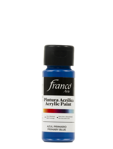 [18015] PINTURA ACRILICA 60 ML. 015 AZUL PRIMARIO FRANCO ARTE (6*24)