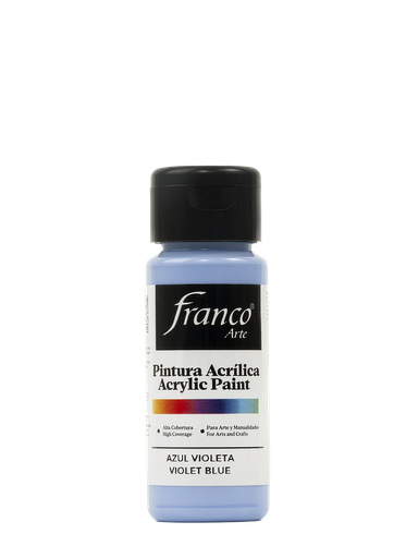 [18018] PINTURA ACRILICA 60 ML. 018 AZUL VIOLETA FRANCO ARTE (6*24)