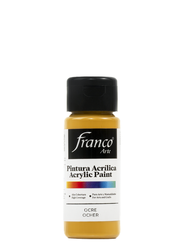[18028] PINTURA ACRILICA 60 ML. 028 OCRE FRANCO ARTE (6*24)