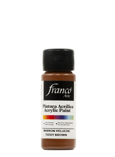 [18030] PINTURA ACRILICA 60 ML. 030 MARRON PELUCHE FRANCO ARTE (6*24)