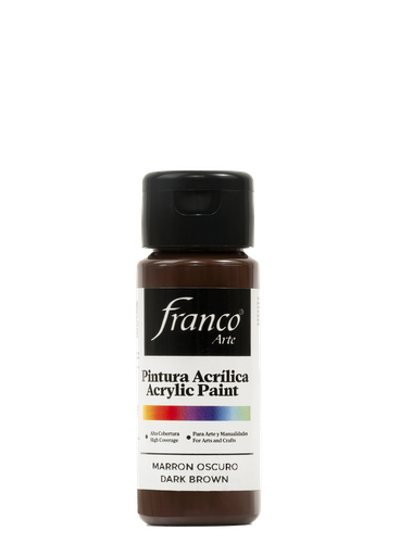 [18031] PINTURA ACRILICA 60 ML. 031 MARRON OSCURO FRANCO ARTE (6*24)