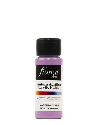 [18013] PINTURA ACRILICA 60 ML. 013 MAGENTA CLARO FRANCO ARTE (6*24)