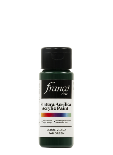 [18059] PINTURA ACRILICA 60 ML. 059 VERDE VEJIGA FRANCO ARTE (6*24)