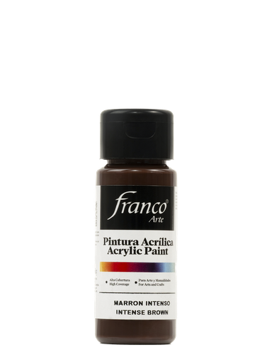[18077] PINTURA ACRILICA 60 ML. 077 MARRON INTENSO FRANCO ARTE (6*24)