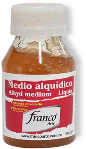 [16021] MEDIO ALQUIDICO 60 ML. 021 FRANCO ARTE (3*48)