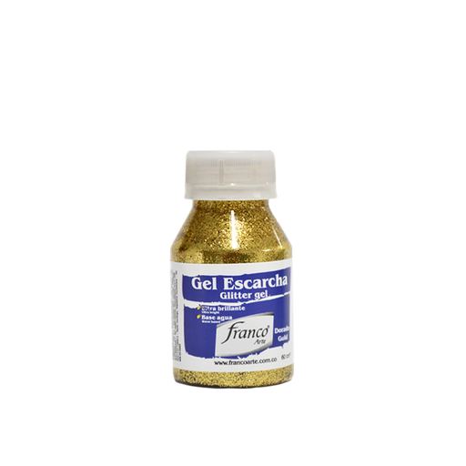 [16025] GEL ESCARCHA 60 ML. 025 DORADO FRANCO ARTE (6*24)