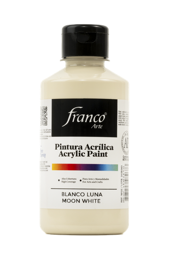 [18102] PINTURA ACRILICA 250 ML. 002 BLANCO LUNA FRANCO ARTE (36)