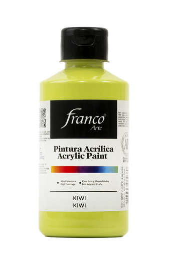 [18151] PINTURA ACRILICA 250 ML. 051 KIWI FRANCO ARTE (36)