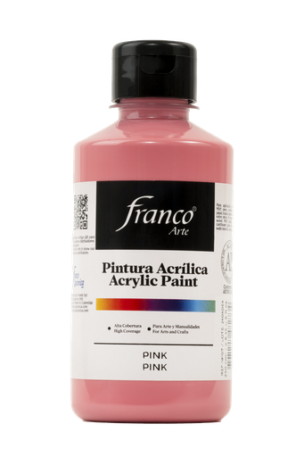 [18107] PINTURA ACRILICA 250 ML. 007 PINK FRANCO ARTE (36)