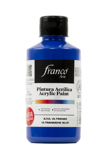 [18164] PINTURA ACRILICA 250 ML. 064 AZUL ULTRAMAR FRANCO ARTE (36)