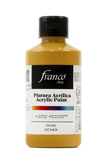 [18128] PINTURA ACRILICA 250 ML. 028 OCRE FRANCO ARTE (36)