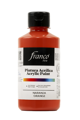 [18106] PINTURA ACRILICA 250 ML. 006 NARANJA FRANCO ARTE (36)