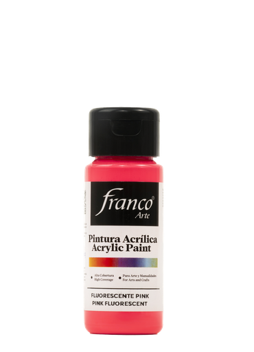 [18044] PINTURA ACRILICA 60 ML. 044 PINK FLUORECENTE FRANCO ARTE (6*24)