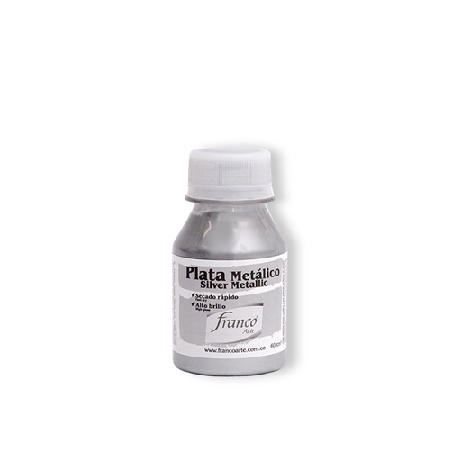 [16023] PLATA METALICA 60 ML. 023 FRANCO ARTE (6*24)