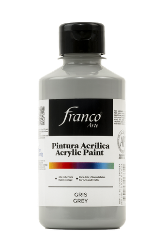 [18160] PINTURA ACRILICA 250 ML. 060 GRIS FRANCO ARTE (36)