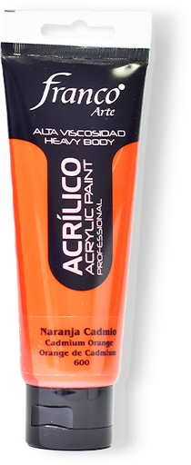 [14600-100] ACRILICO PRO. 100 ML. 600 NARANJA CADMIO FRANCO ARTE (3*24)