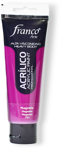[14701-100] ACRILICO PRO. 100 ML. 701 MAGENTA FRANCO ARTE (3*24)