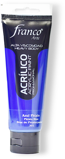 [14301-100] ACRILICO PRO. 100 ML. 301 AZUL THALO FRANCO ARTE (3*24)