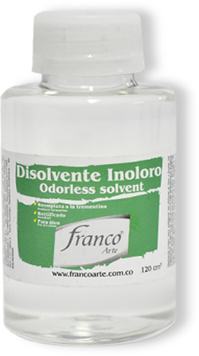 [16010] DISOLVENTE INOLORO 120 ML. 010 FRANCO ARTE (6*12)