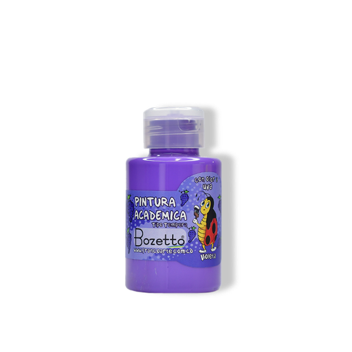 [28009] TEMPERA CON OLOR 120 ML. 009 VIOLETA BOZETTO (72)