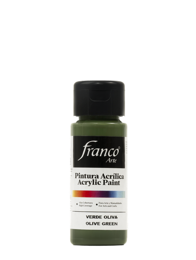[18071] PINTURA ACRILICA 60 ML. 071 VERDE OLIVA FRANCO ARTE (6*24)