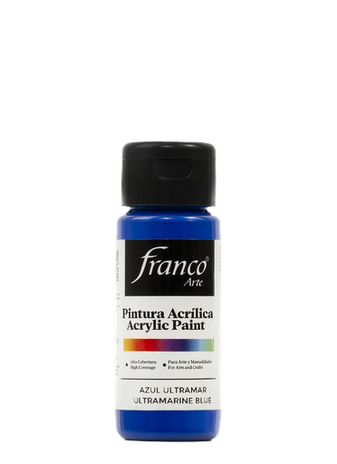 [18064] PINTURA ACRILICA 60 ML. 064 AZUL ULTRAMAR FRANCO ARTE (6*24)