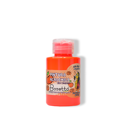 [28012] TEMPERA CON OLOR 120 ML. 012 NARANJA FLUORECENTE BOZETTO (72)