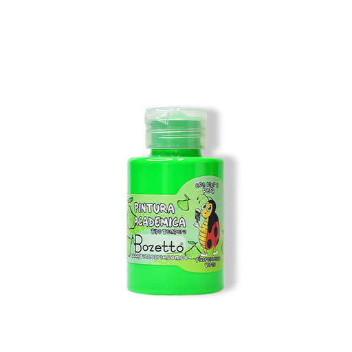 [28015] TEMPERA CON OLOR 120 ML. 015 VERDE FLUORECENTE BOZETTO (72)