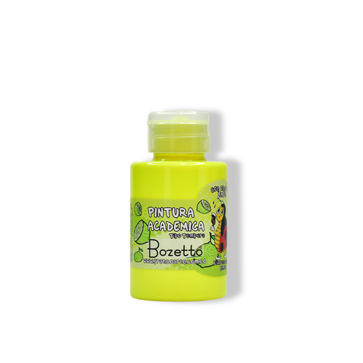 [28016] TEMPERA CON OLOR 120 ML. 016 LIMON FLUORECENTE BOZETTO (72)