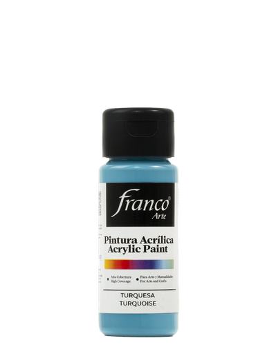 [18048] PINTURA ACRILICA 60 ML. 048 TURQUESA FRANCO ARTE (6*24)