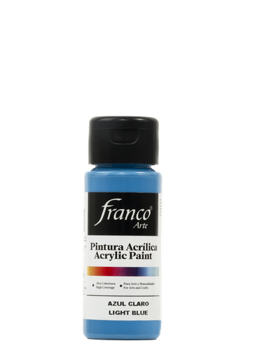 [18049] PINTURA ACRILICA 60 ML. 049 AZUL CLARO FRANCO ARTE (6*24)