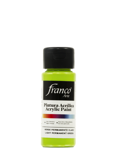 [18053] PINTURA ACRILICA 60 ML. 053 VERDE PERMANENTE CLARO FRANCO ARTE (6*24)