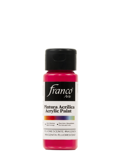 [18078] PINTURA ACRILICA 60 ML. 078 FLUOR MAGENTA FRANCO ARTE (6*24)