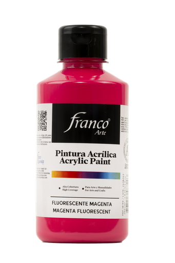 [18178] PINTURA ACRILICA 250 ML. 078 MAGENTA FLUORECENTE FRANCO ARTE (36)