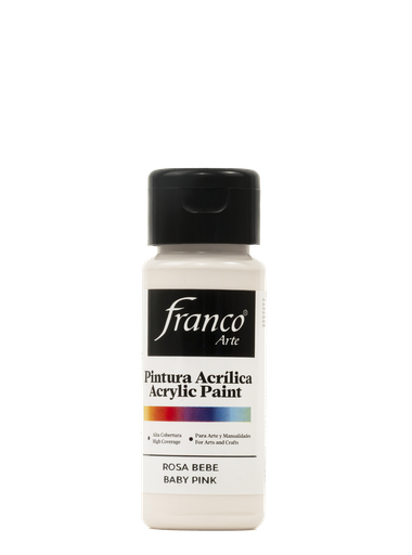 [18088] PINTURA ACRILICA 60 ML. 088 ROSA BEBE FRANCO ARTE (6*24)