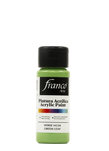 [18095] PINTURA ACRILICA 60 ML. 095 VERDE HOJA FRANCO ARTE (6*24)