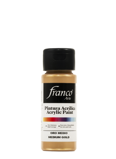 [18039] PINTURA ACRILICA 60 ML. 039 ORO MEDIO FRANCO ARTE (6*24)