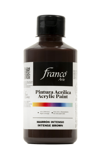 [18177] PINTURA ACRILICA 250 ML. 077 MARRON INTENSO FRANCO ARTE (36)