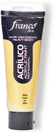 [14800-100] ACRILICO PRO. 100 ML. 800 ORO FRANCO ARTE (3*24)