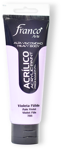 [14708-100] ACRILICO PRO. 100 ML. 708 VIOLETA PALIDO FRANCO ARTE (3*24)