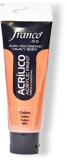 [14802-100] ACRILICO PRO. 100 ML. 802 COBRE FRANCO ARTE (3*24)